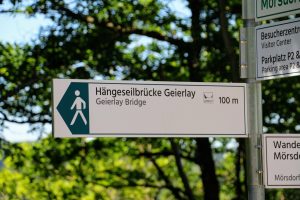 Hangbrug Duitsland wandeling Geierlay