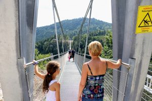 Highline179: voetgangershangbrug bij Reutte | Tirol in Oostenrijk
