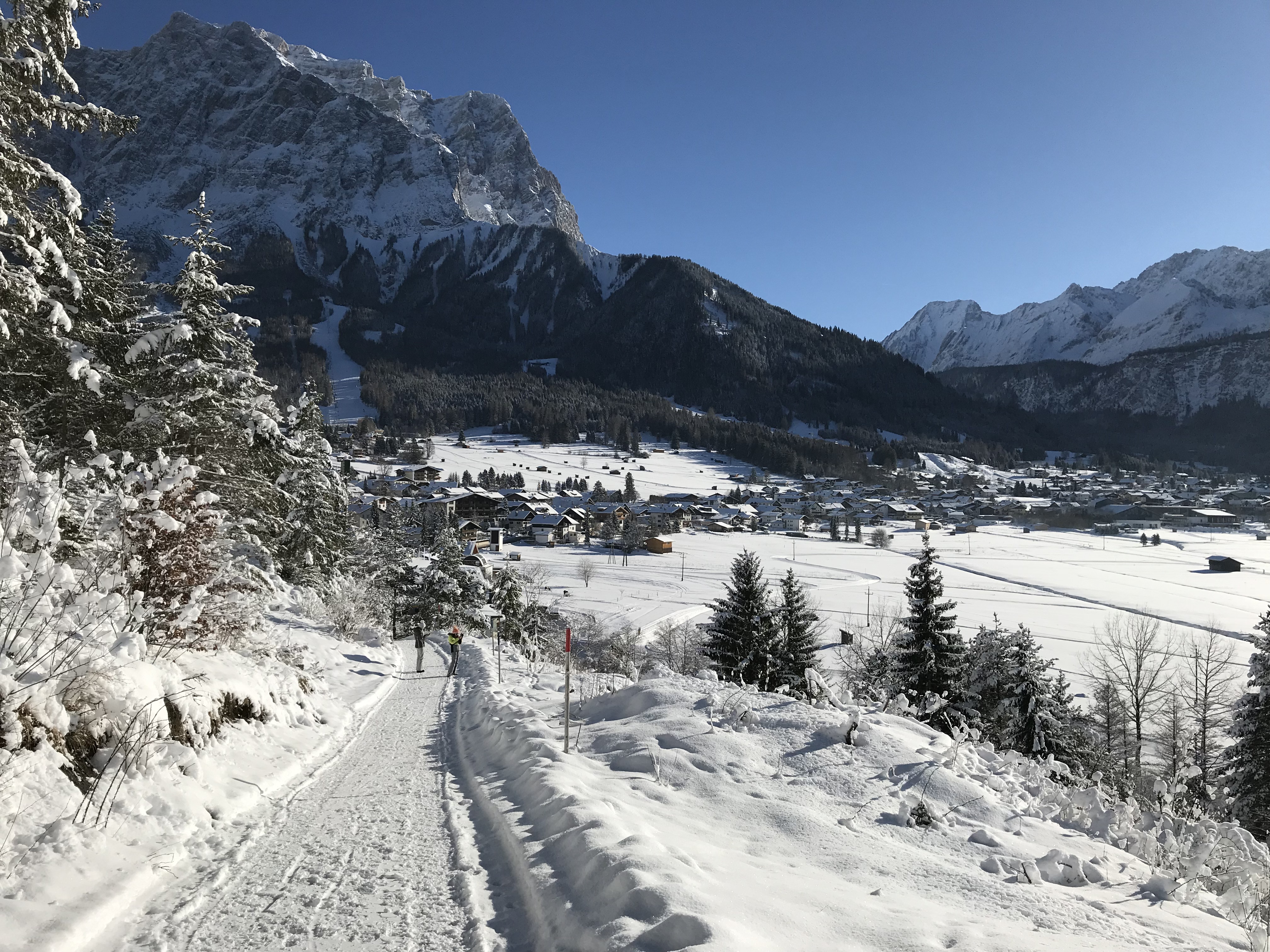 Panoramaweg Ehrwald winter