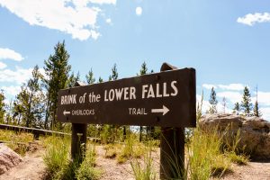 Brink of the Lower Falls Trail