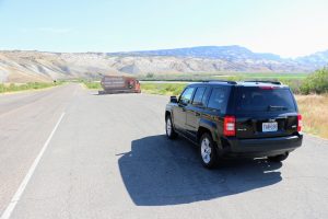 Ingang Dinosaur National Monument Utah