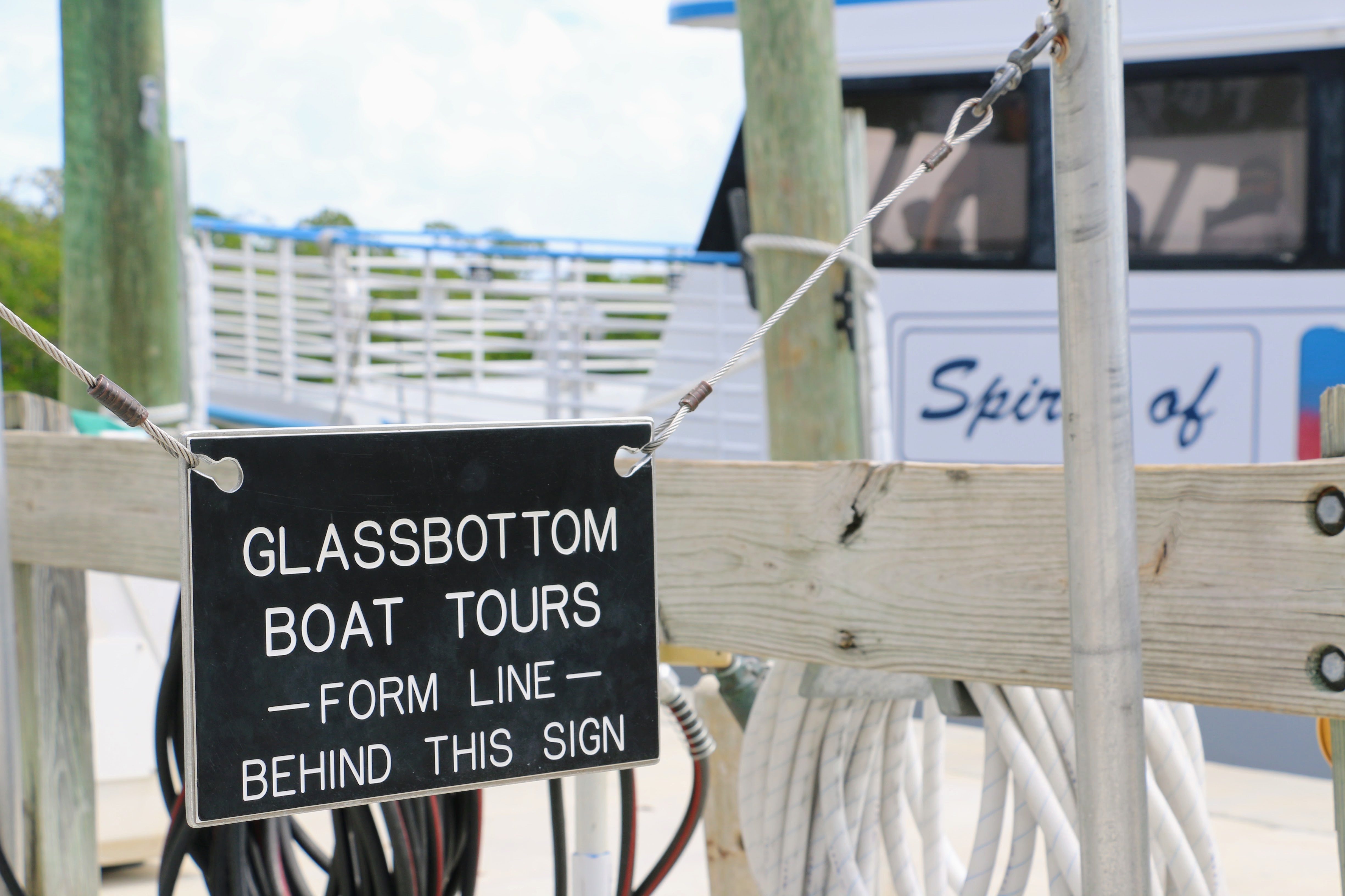 Glassbottom Boat Tours Form line