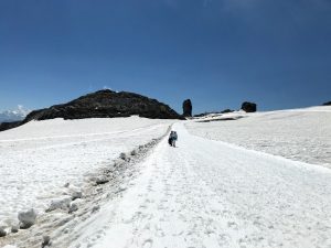 Zomerwandeling in de sneeuw - Glacier 3000 Zwitserland