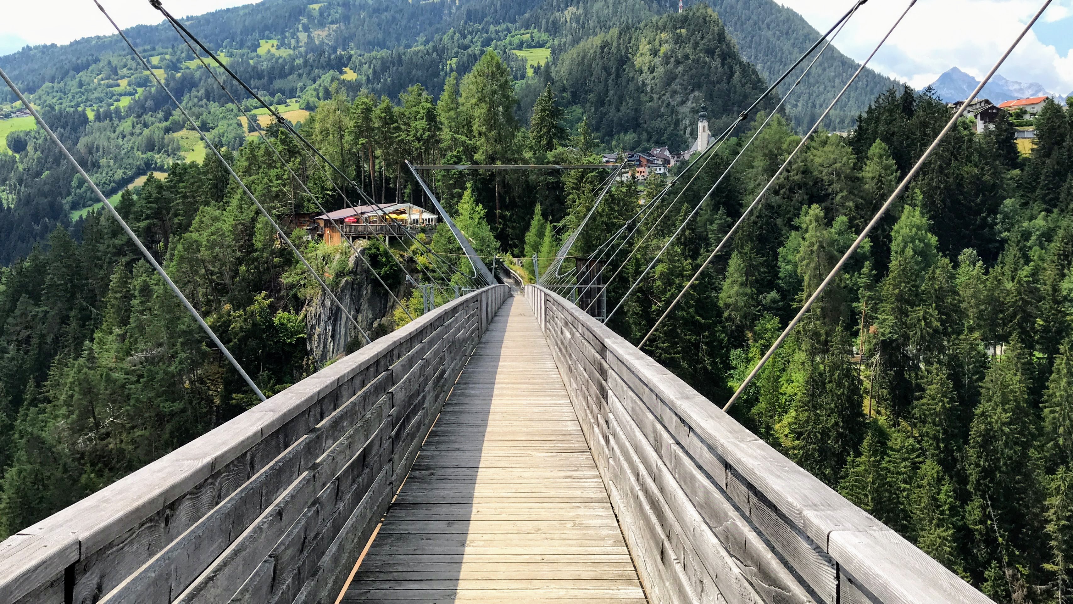 Benni Raich-Brücke hangbrug bungee springen