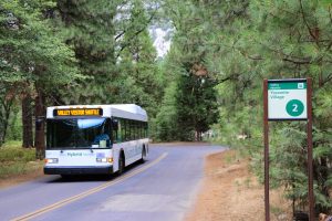Shuttle bus Yosemite NP