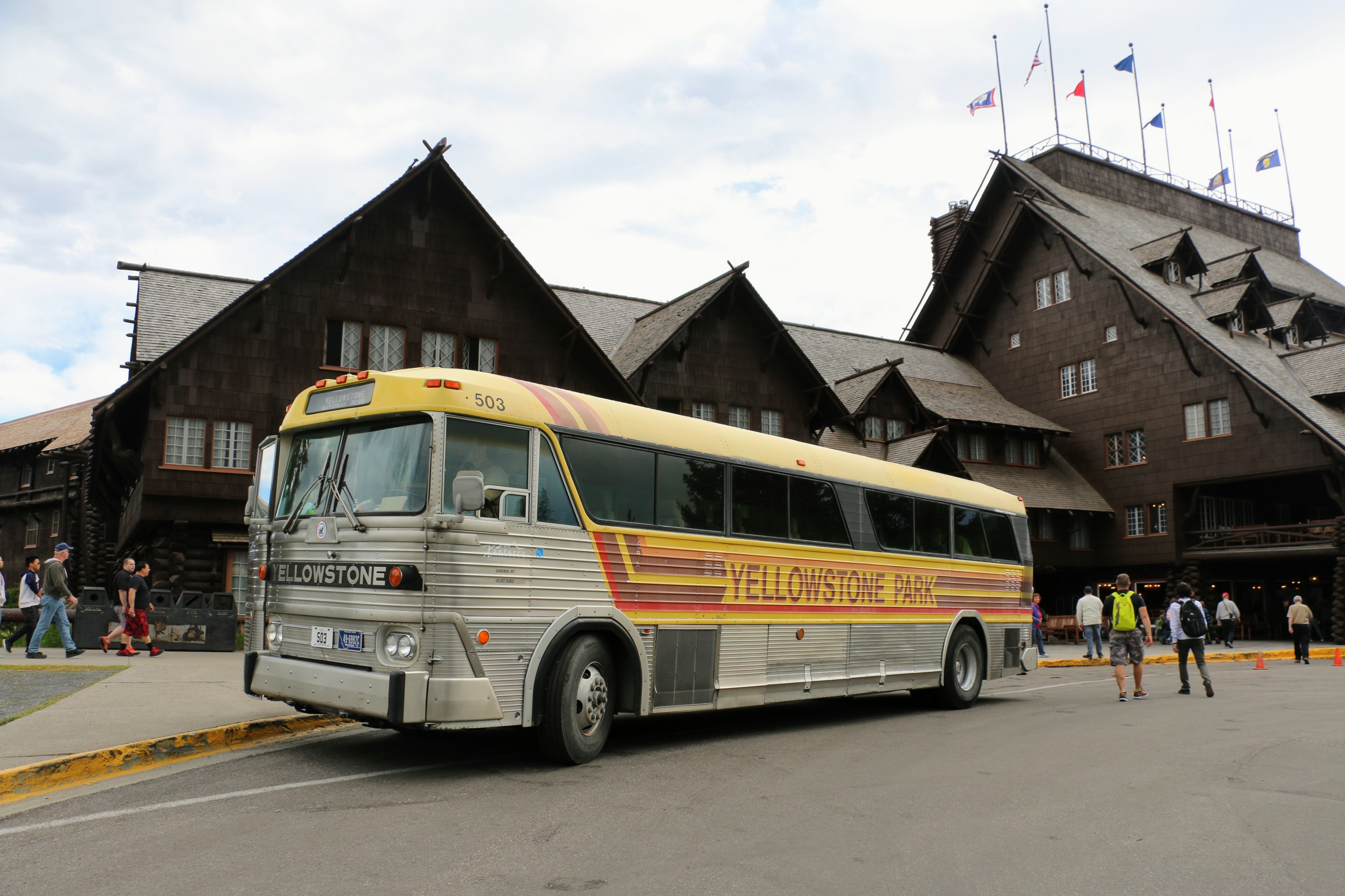 Old Faithfull Inn Yellowstone National Park