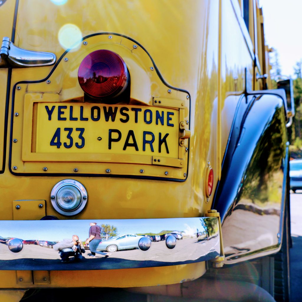 Yellow Bus Tour Yellowstone National Park