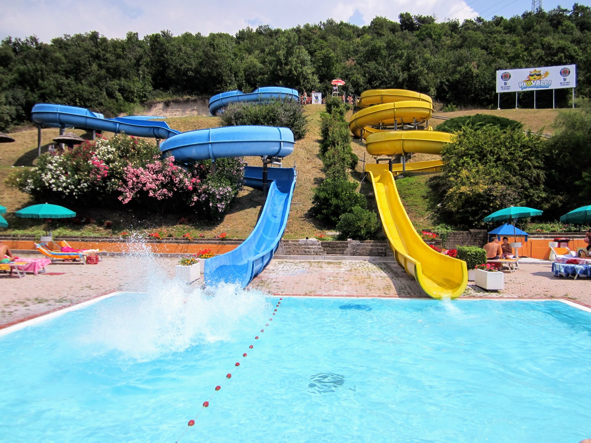 Waterpretparken aan het Gardameer