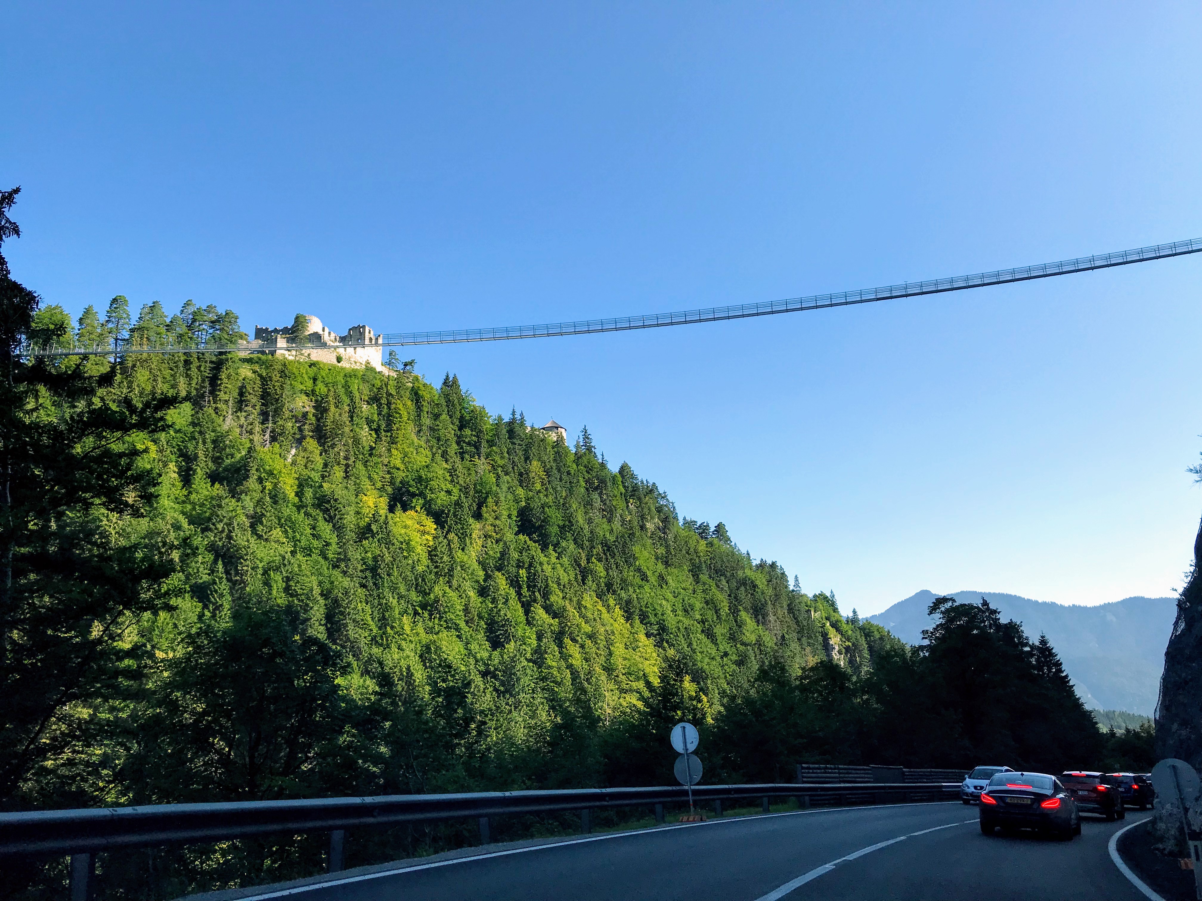 Hangbrug bij Fernpass