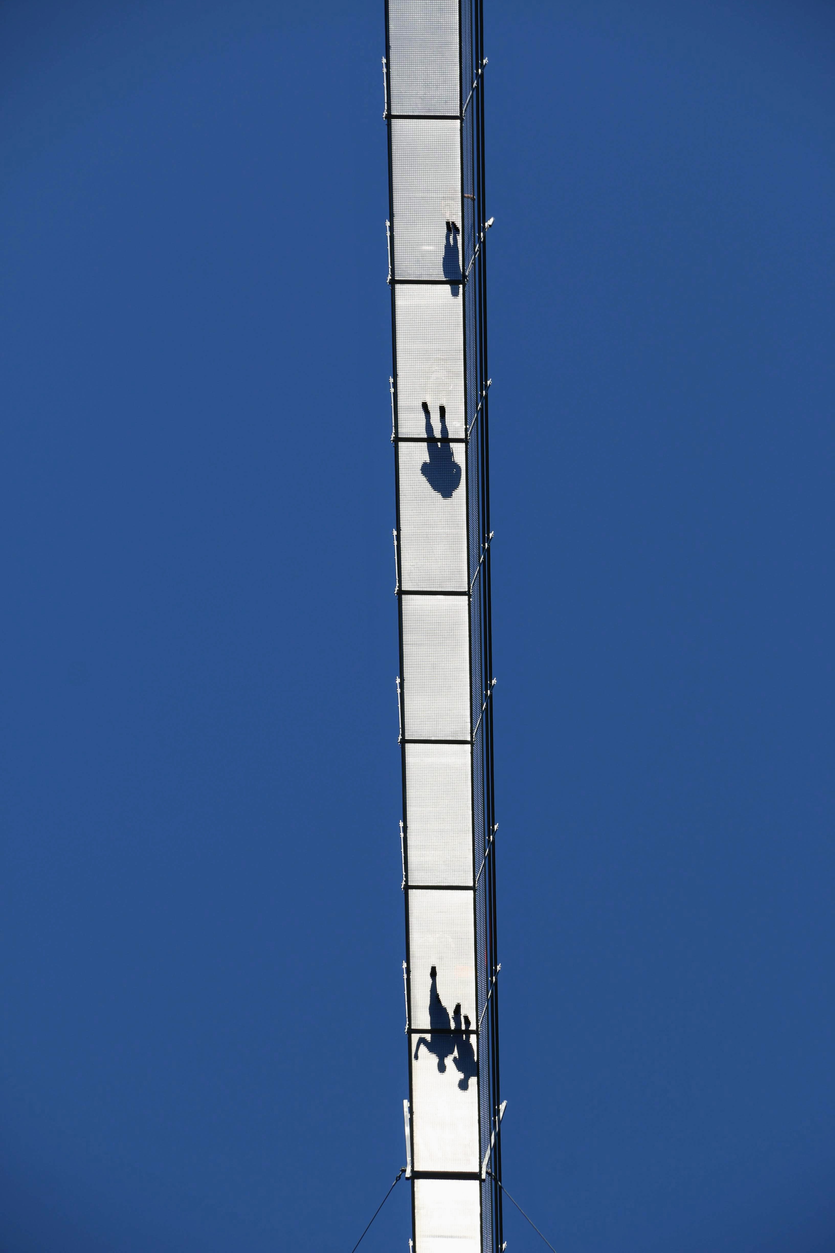 Hangbrug boven de Fernpass in Reutte