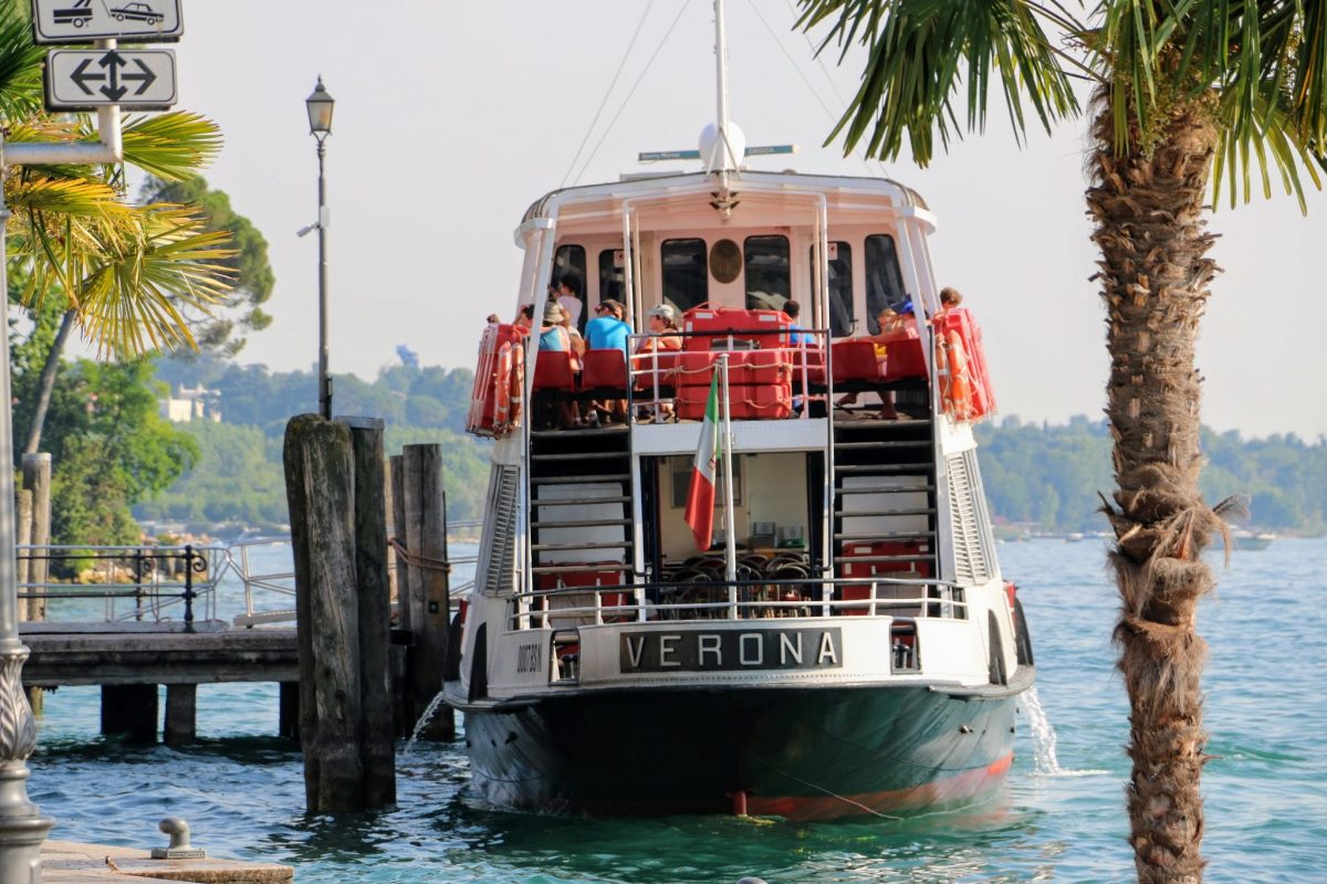 Veerboot in Lazise