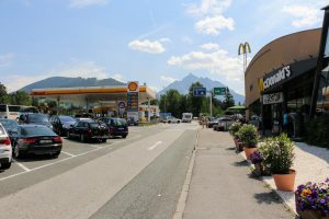 McDonald's Oostenrijk Brennerpas uitzicht