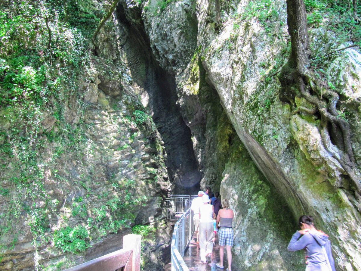 Wandeling naar waterval in Riva del Garda aan het Gardameer