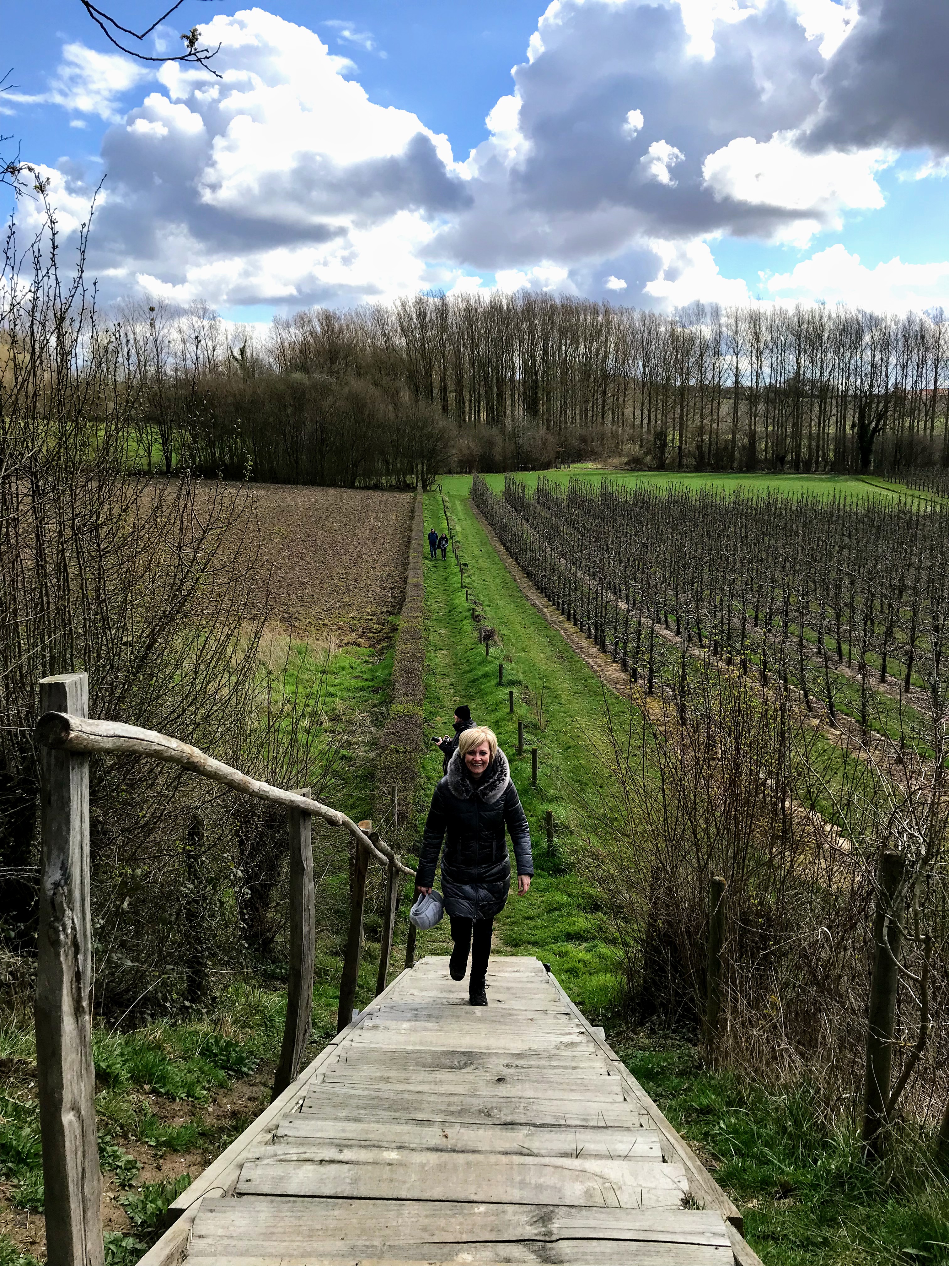 Houten trap wandeling Zammelen