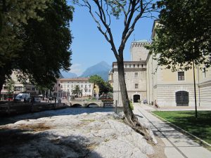 Het stadje Riva del Garda aan het Gardameer