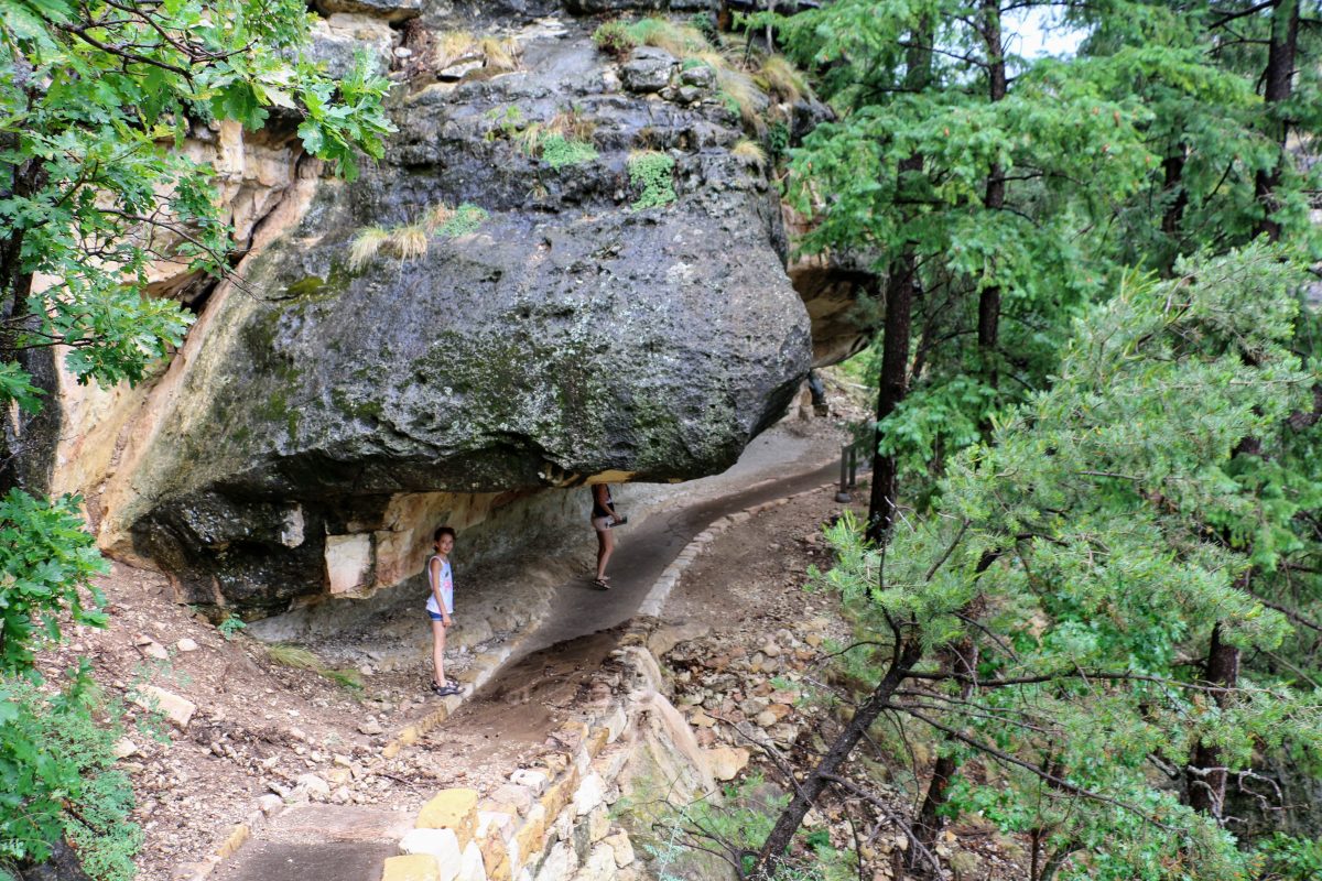 Walnut Canyon rotsen