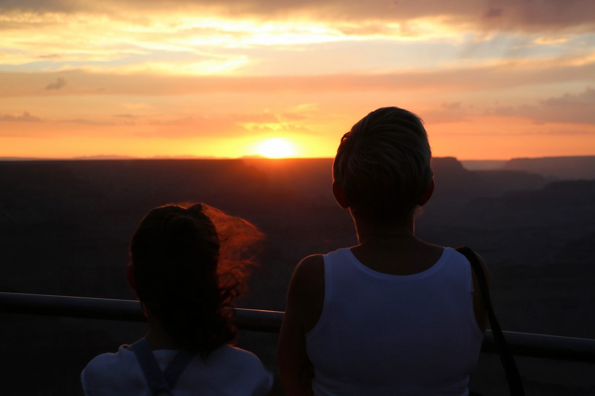 Zonsondergang Grand Canyon