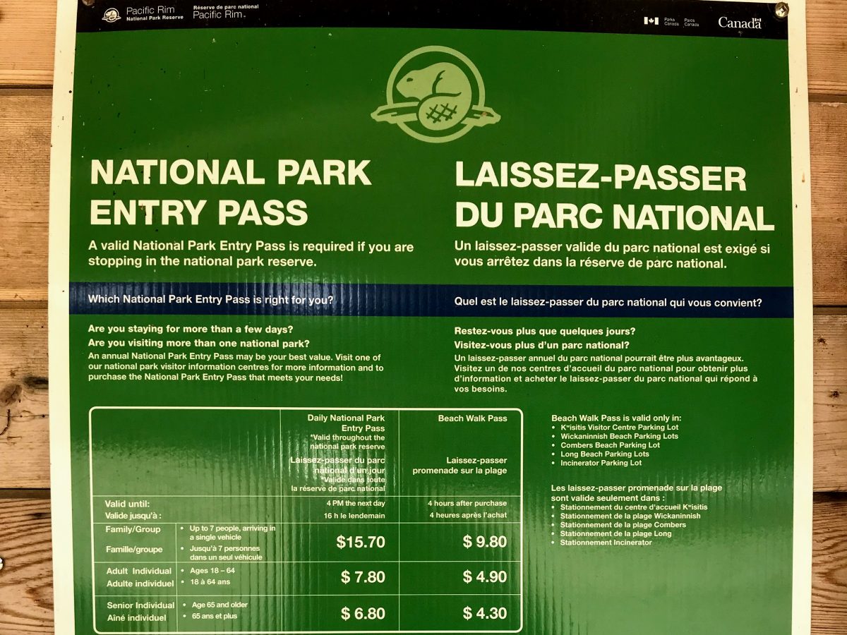 Canada National Park Entry Pass