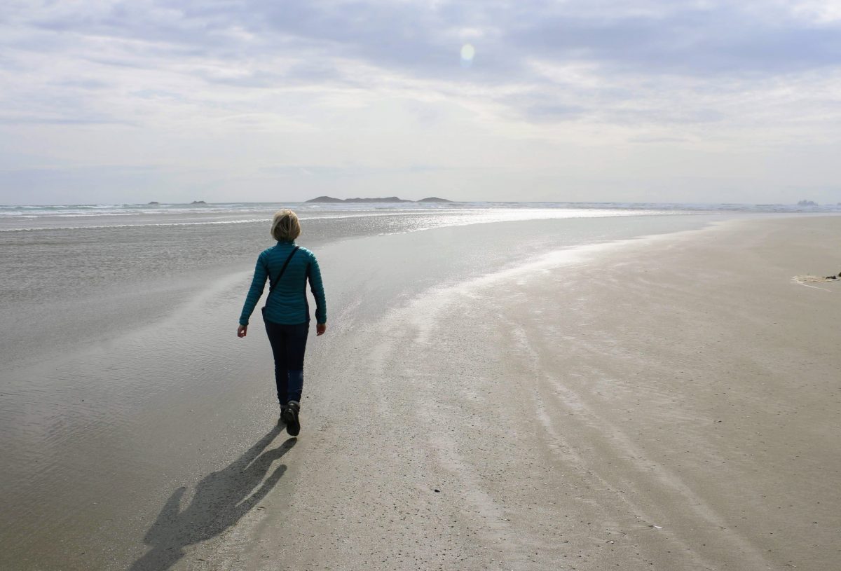 Wandelen op Combers Beach