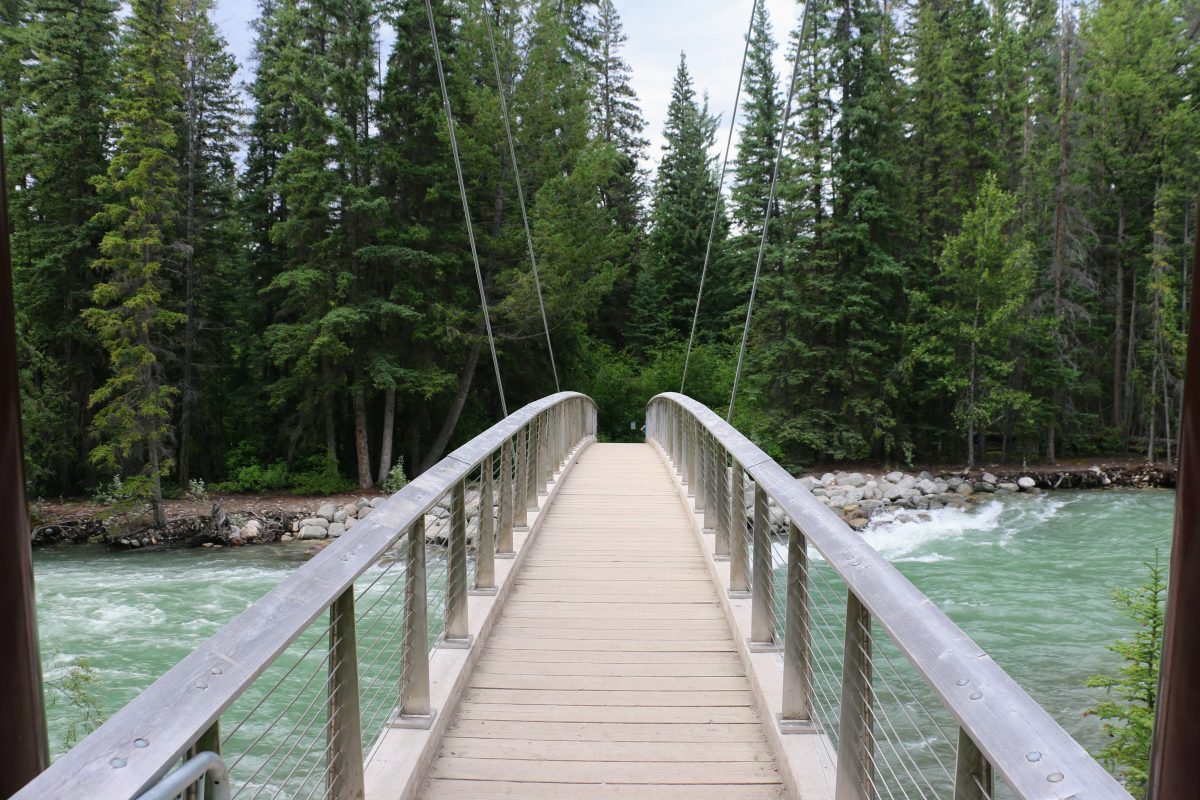 Maligne Canyon Suspension Bridge