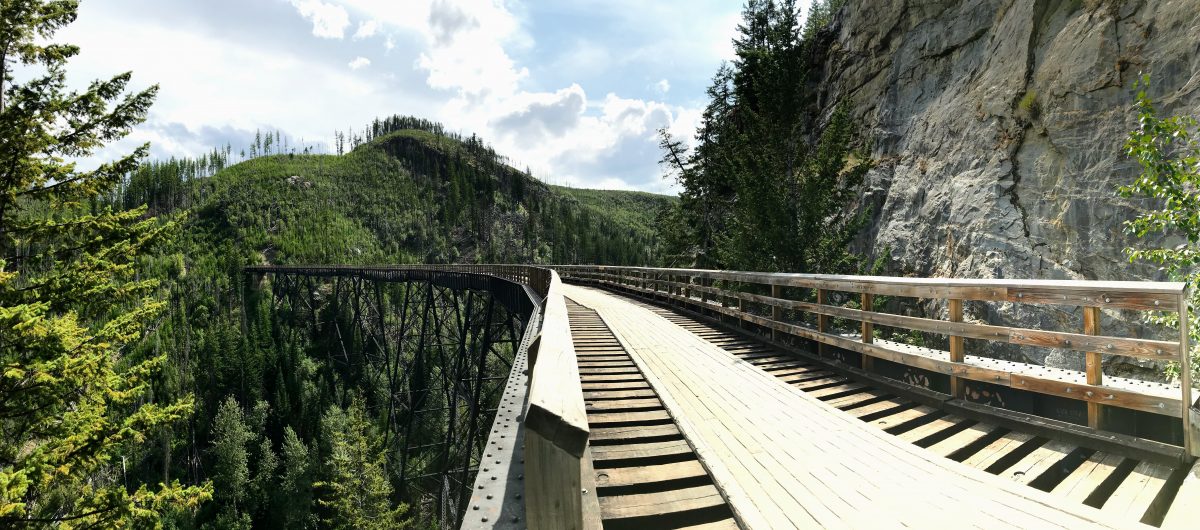 Fietspad Myra Canyon