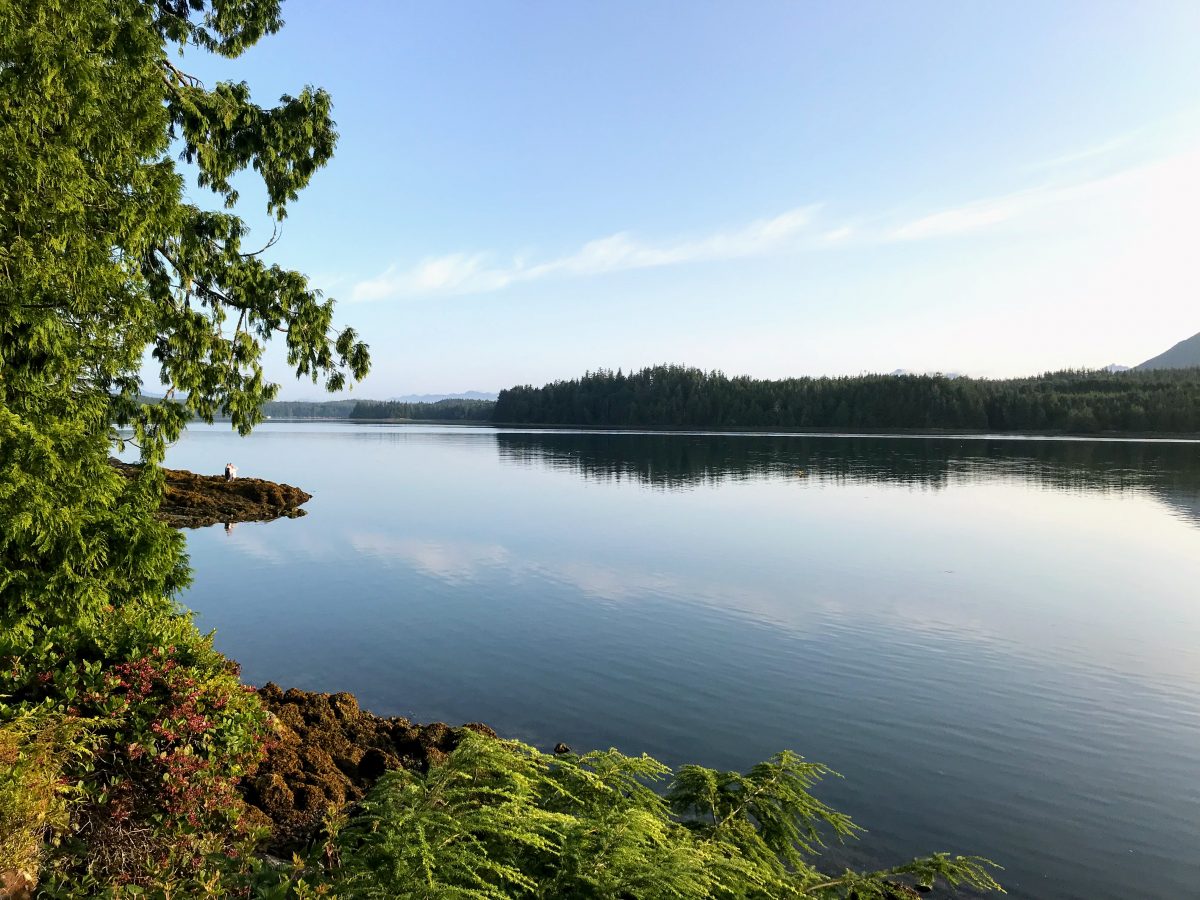 Uitzicht hotel Waters Edge Ucluelet