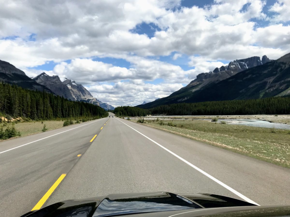 Icefields Parkway route