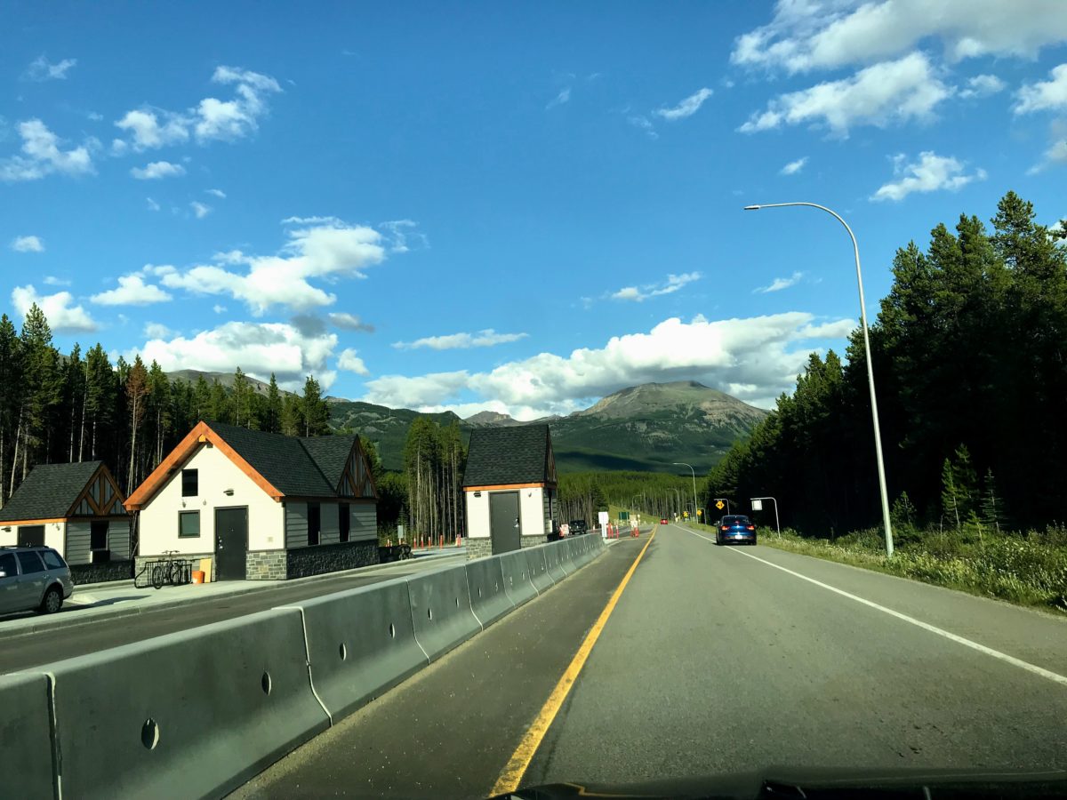 Route naar Lake Louise