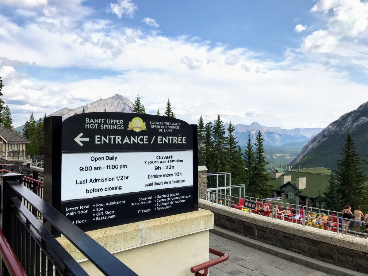 Entrance Banff Upper Hot Springs