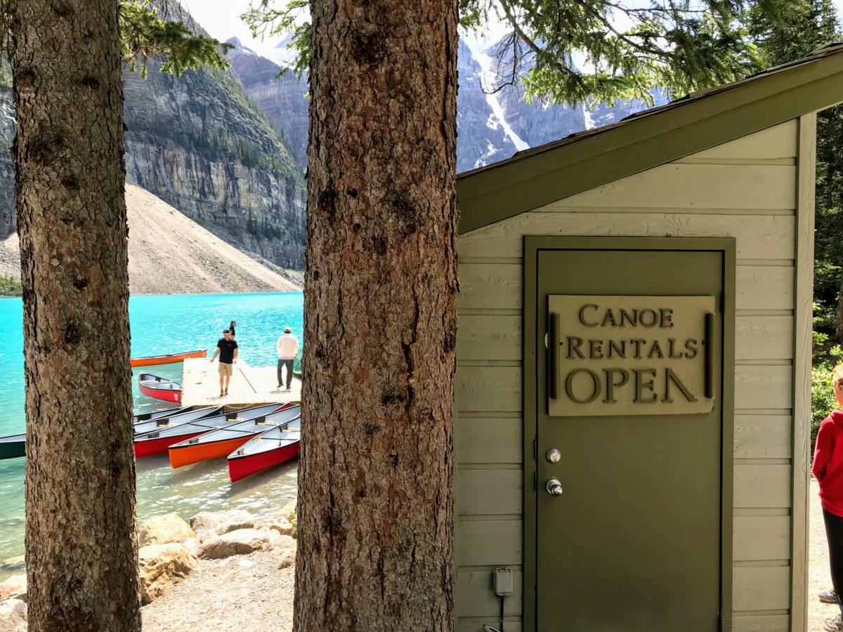 Canoe Rentals - Lake Moraine open
