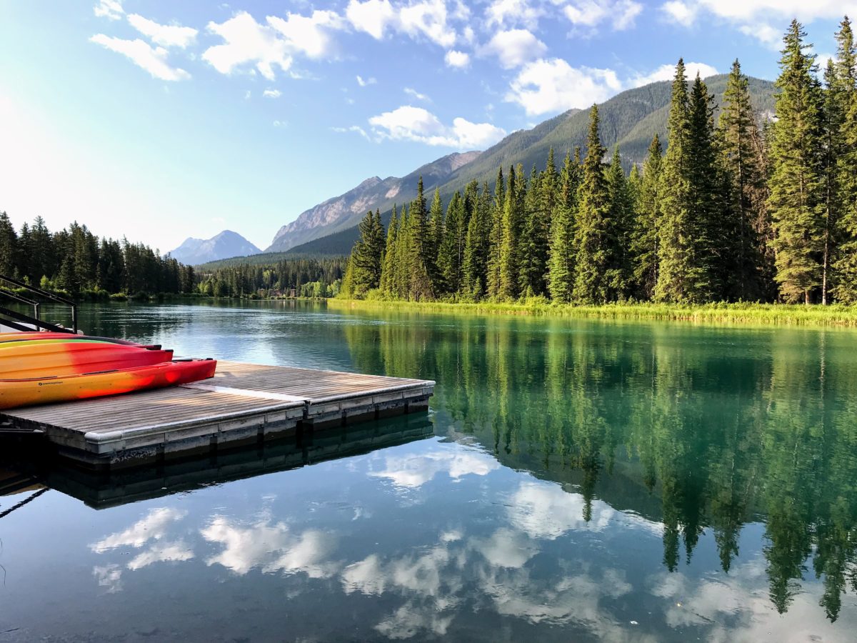 Kajak huren in Banff