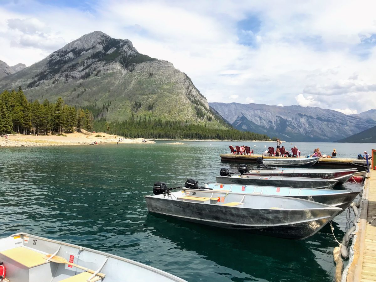 Lake Minnewanka boten