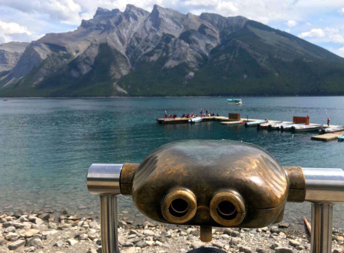 Parking Lake Minnewanka