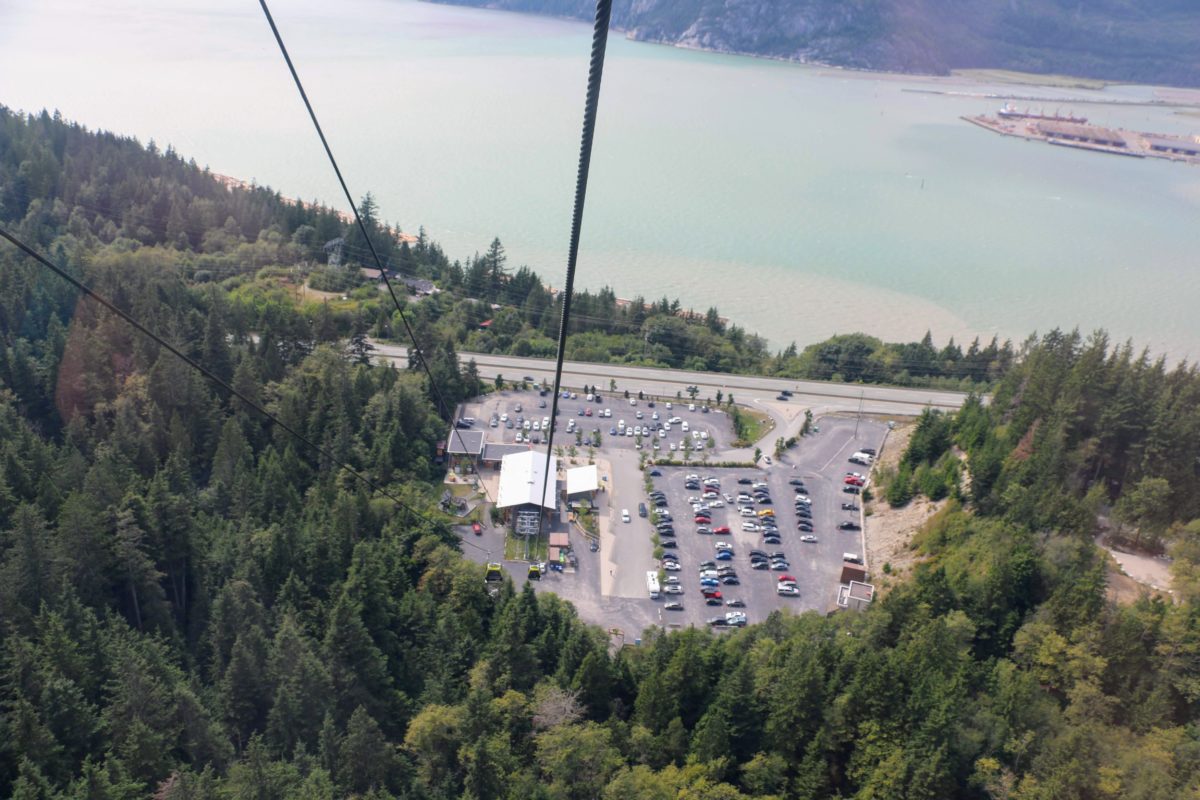 Parking Sea to Sky gondola base station