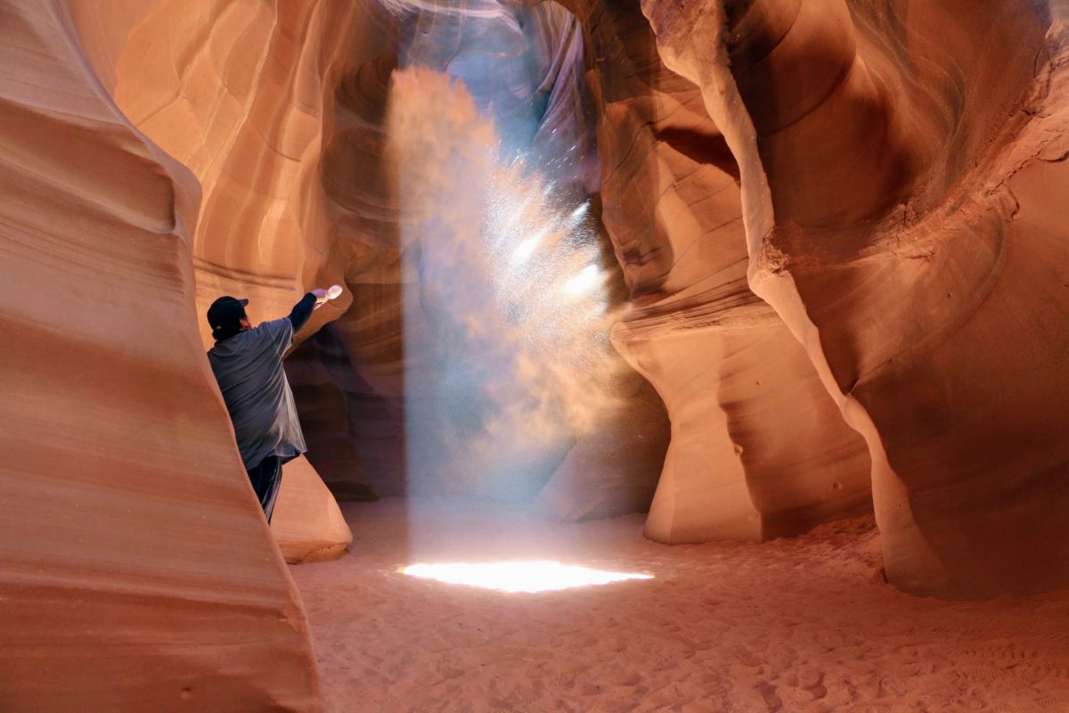 Lichtstraal Antelope Canyon