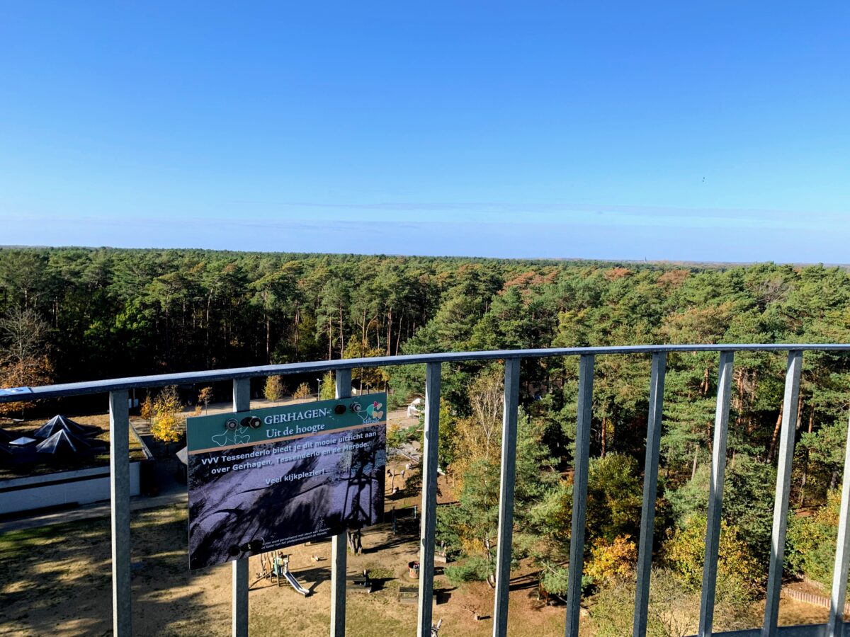 Uitzicht vanaf VVV toren in Gerhagen