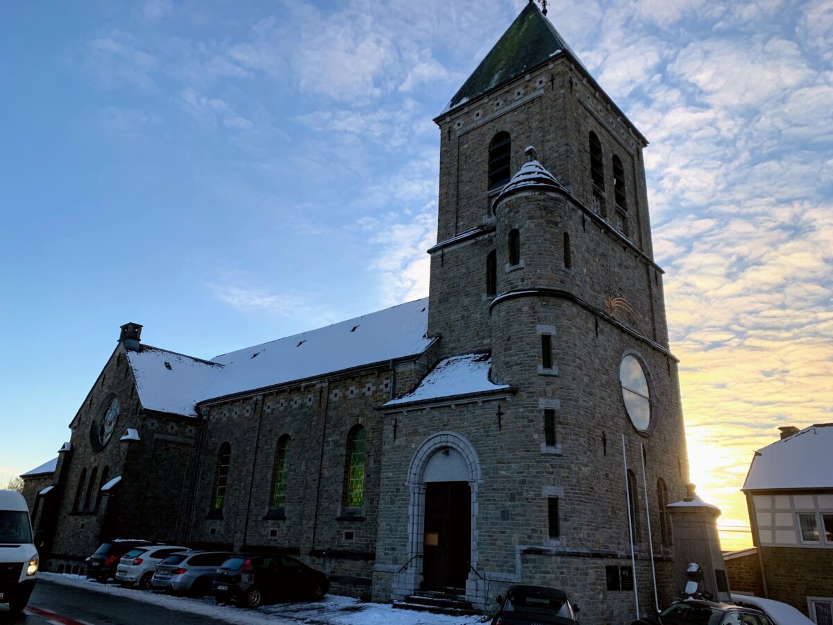 De kerk van Stoumont