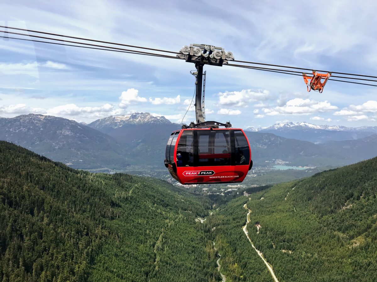 Peak 2 Peak in Whistler Blackcomb - Canada