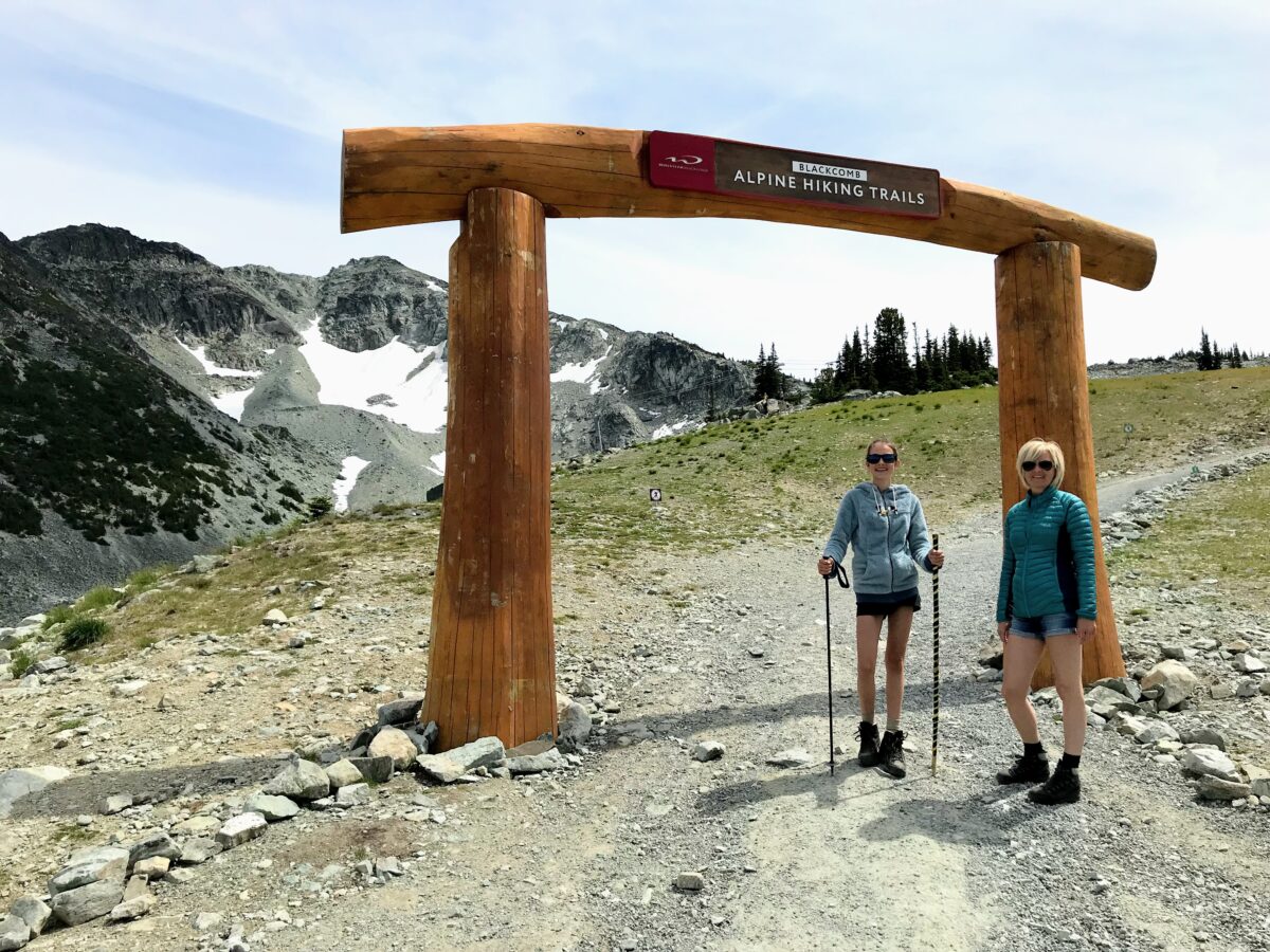 Alpine hiking trails Whistler