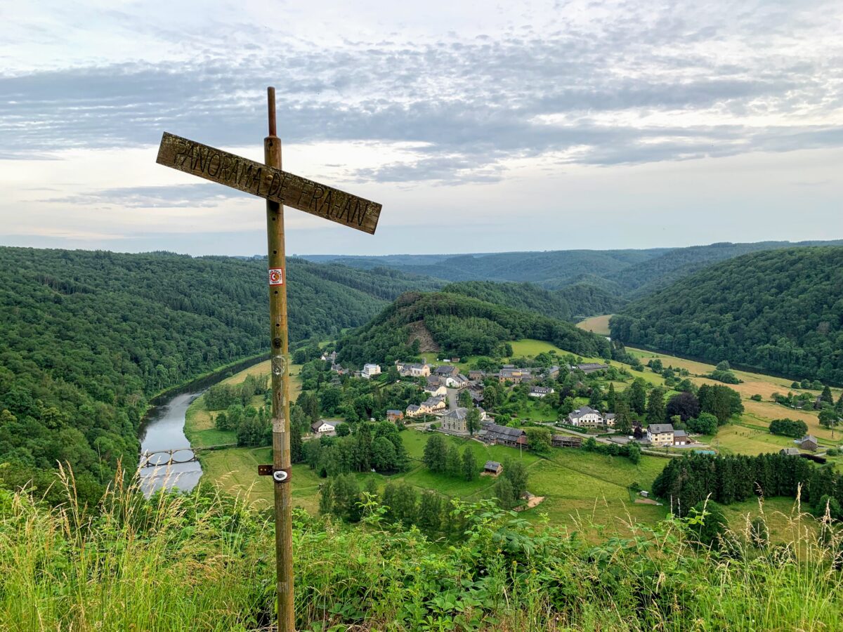 Panorama Frahan uitzichtpunt