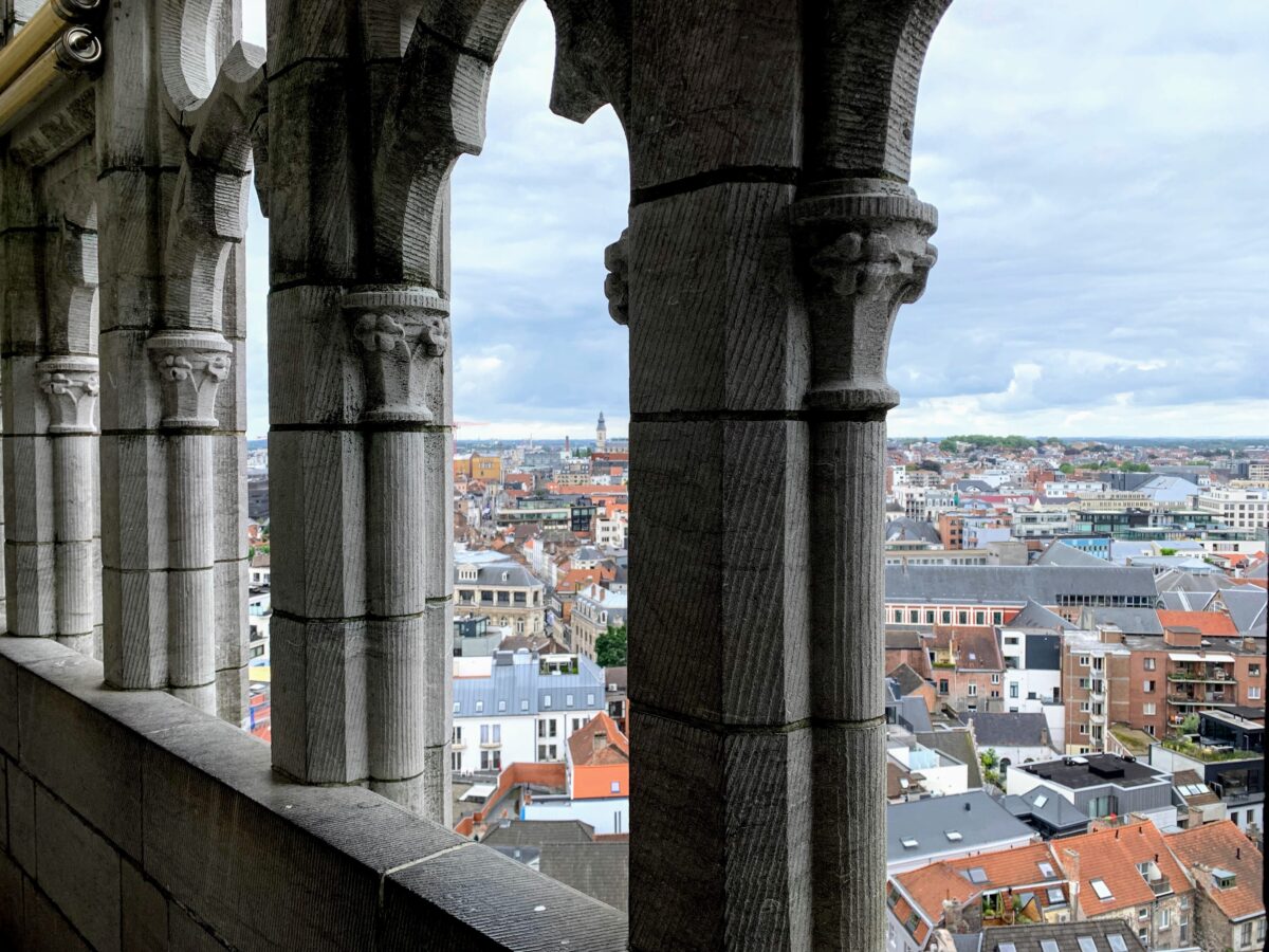 Het Belfort van Gent uitzicht