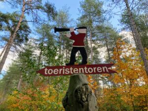 Wegwijzer toeristentoren in Herentals